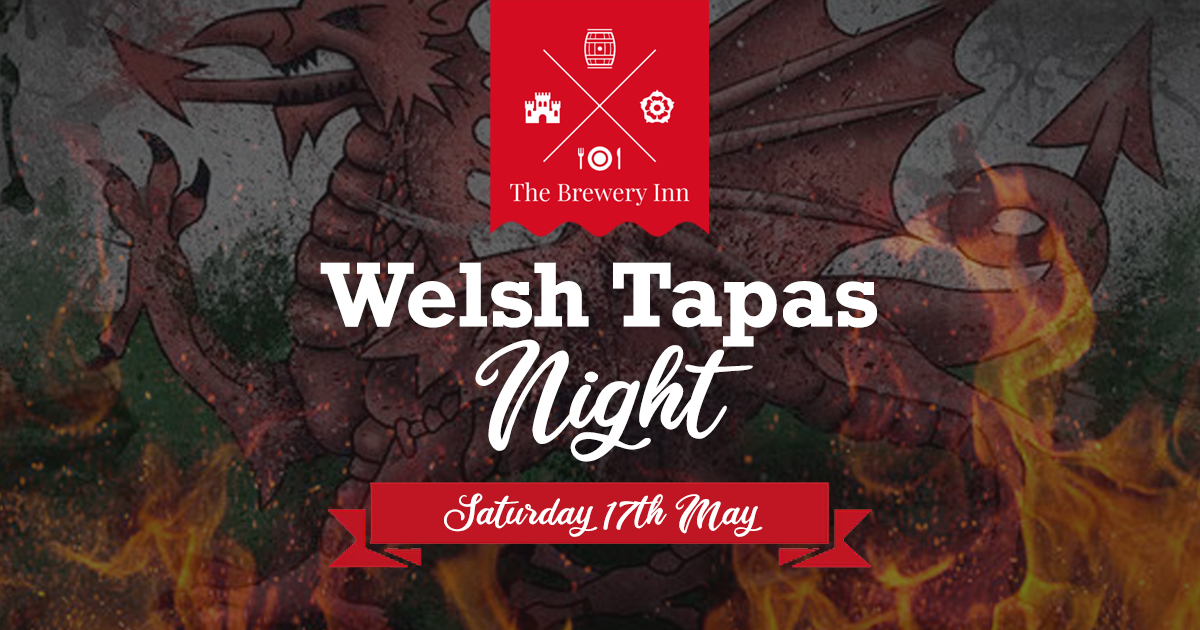 Welsh Tapas Night with Elinor Crane, Saturday 17th May 2025
