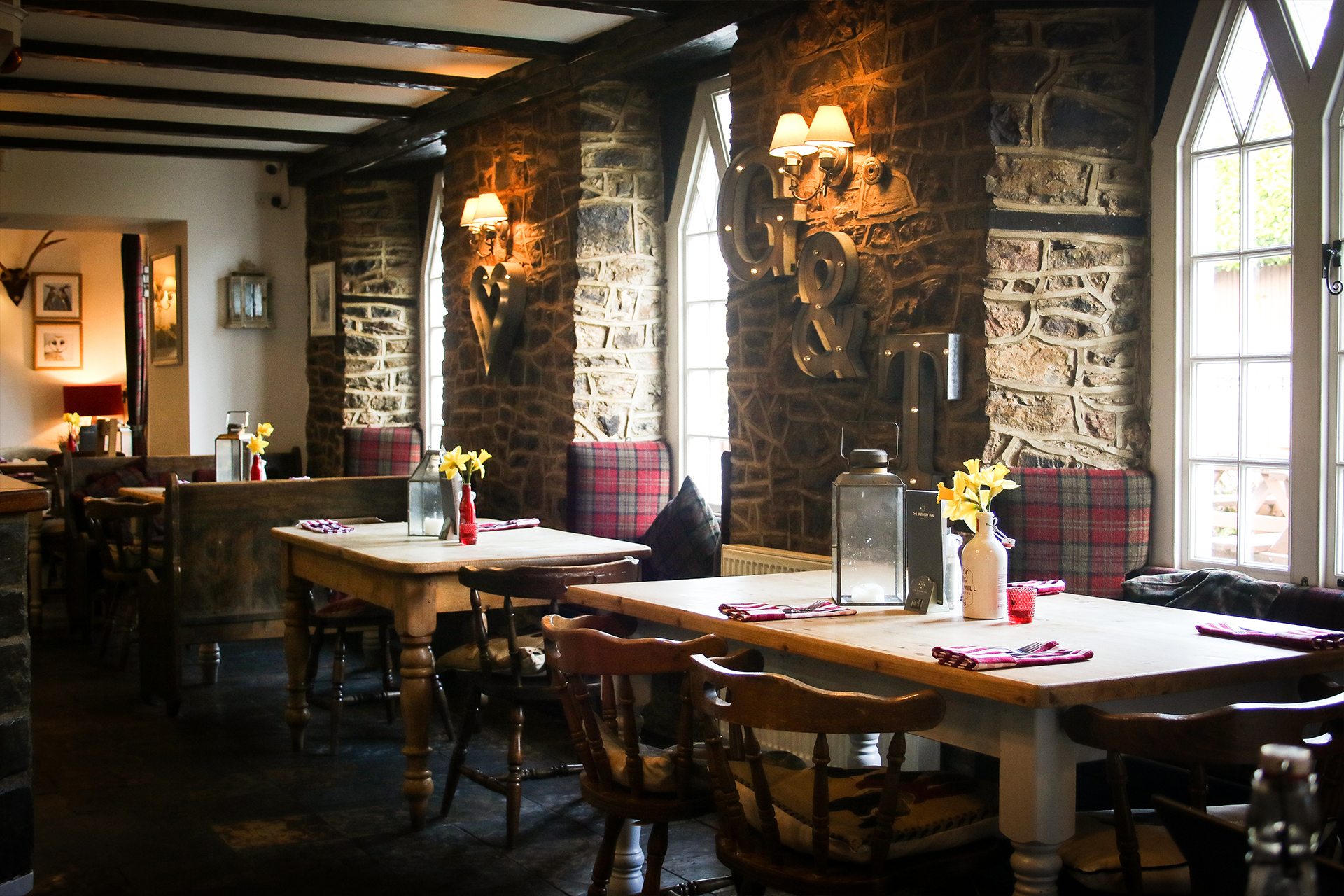 Tables at The Brewery Inn